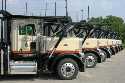 Pasha's fleet of trucks is a vital component of the company's suite of integrated shipping services