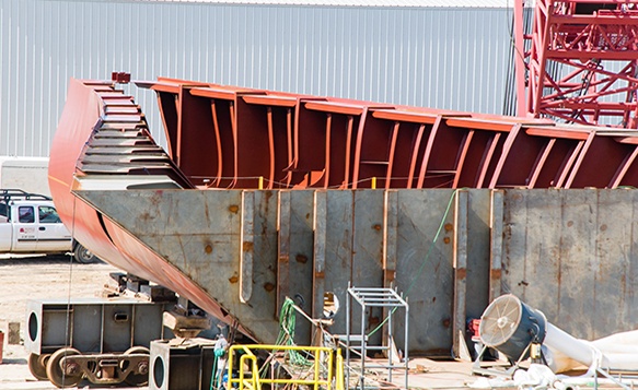 Tail end of Pasha Hawaii's Shipping Container vessel