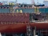 Side construction picture of Pasha Hawaii's newest Shipping Container vessel the MV Marjorie C